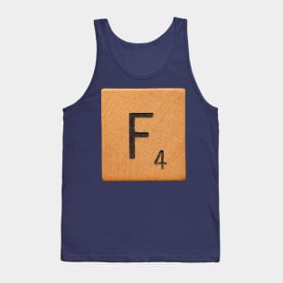 Scrabble Tile 'F' Tank Top